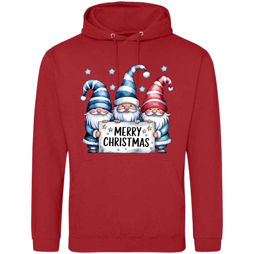 Merry Christmas Gonks Hoodie: Unisex Festive Holiday Sweatshirt