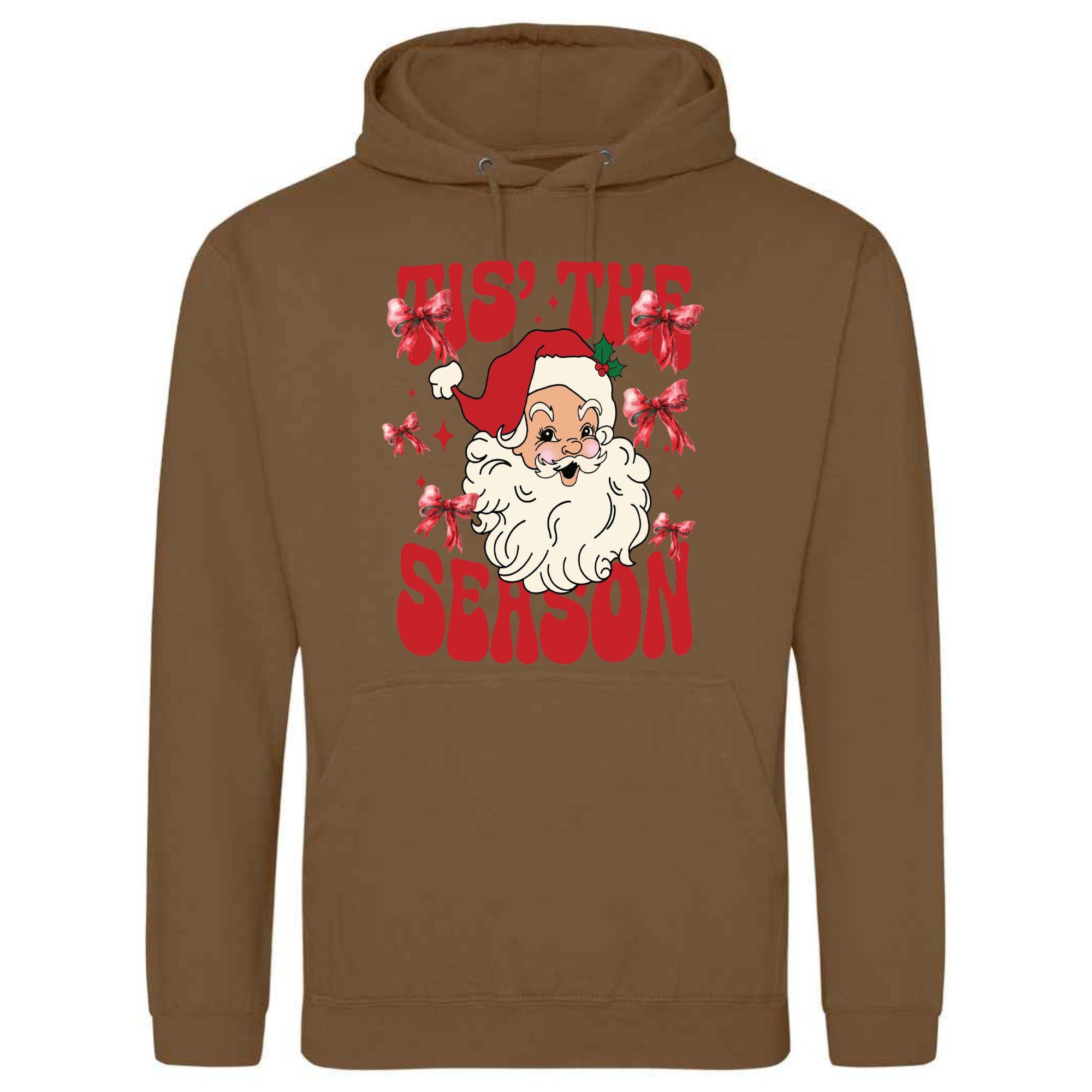 Tis The Season Christmas Hoodie: Unisex Festive Holiday Sweatshirt