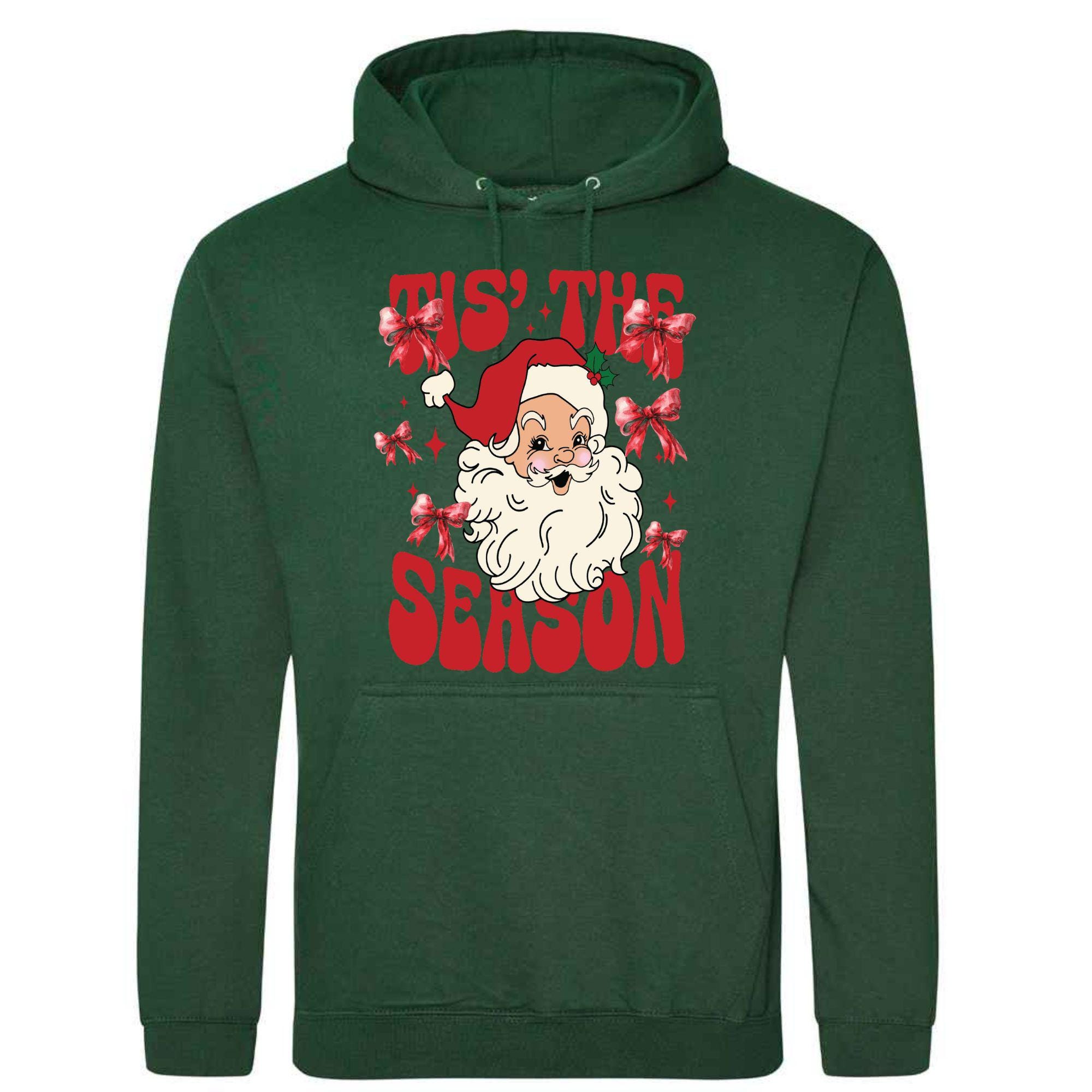Tis The Season Christmas Hoodie: Unisex Festive Holiday Sweatshirt