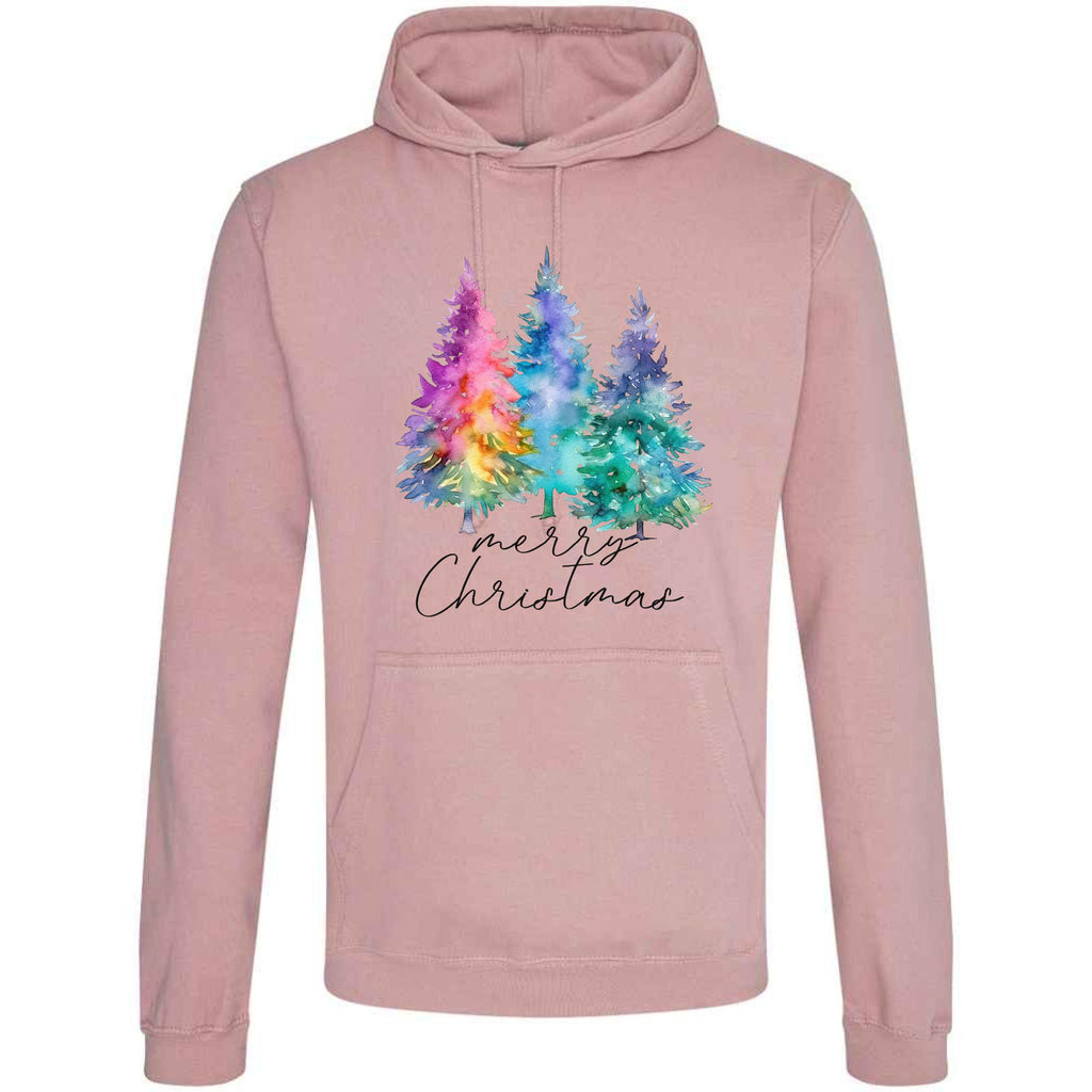 Merry Christmas Tree Hoodie: Unisex Festive Pullover
