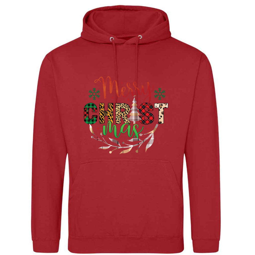 Merry Christmas Unisex Hoodie: Festive Adult Top