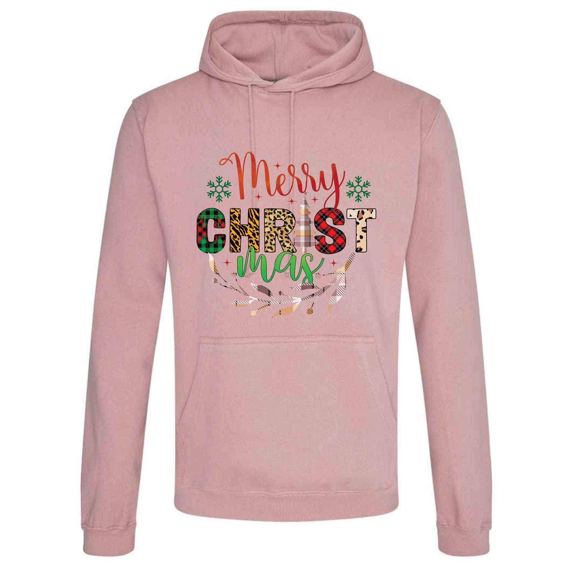 Merry Christmas Unisex Hoodie: Festive Adult Top