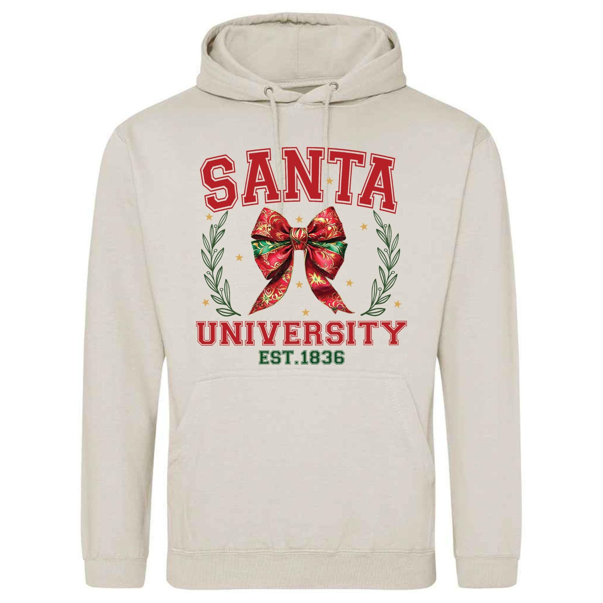 Santa University Unisex Hoodie | Festive Christmas Gift