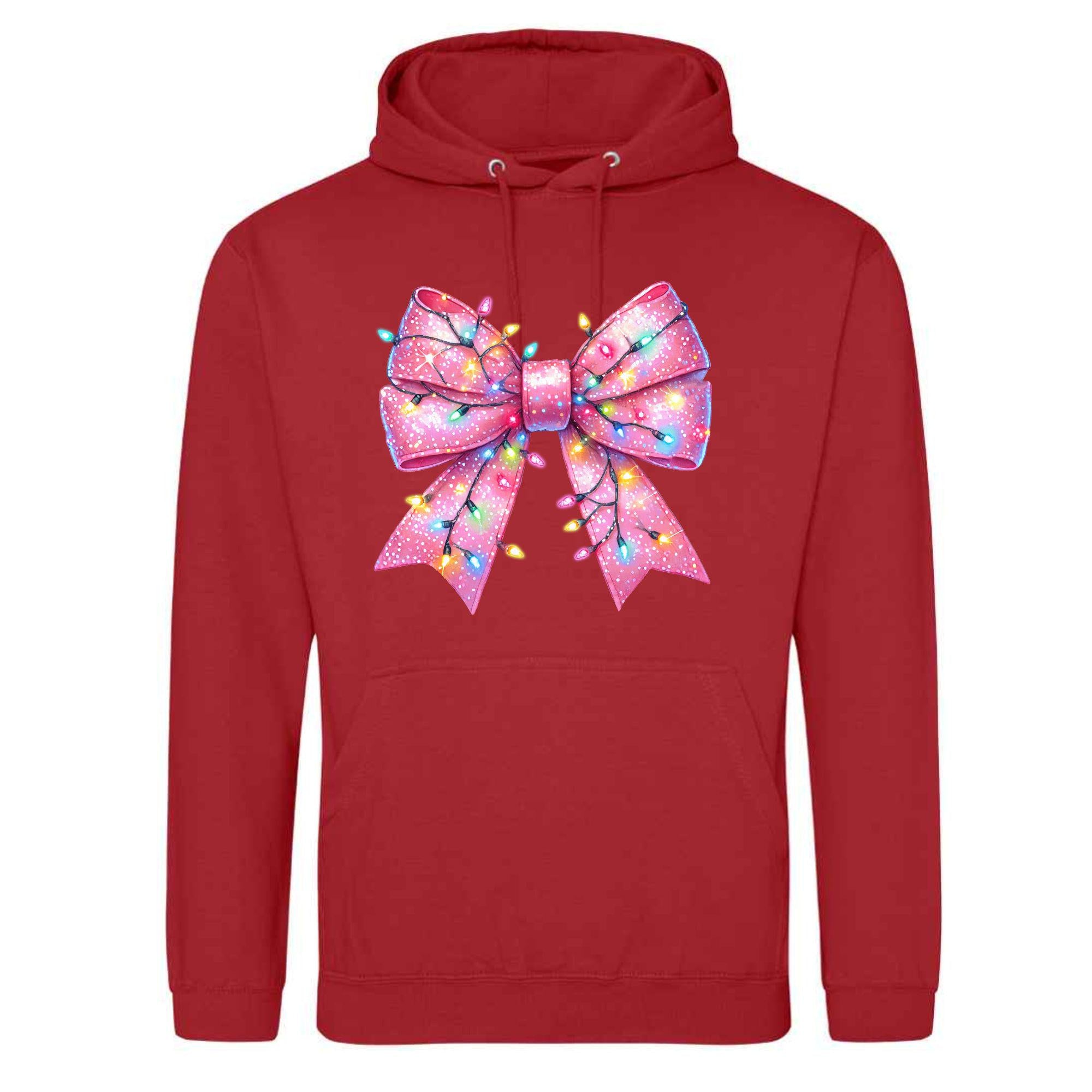 Festive Bow Christmas Hoodie - Unisex