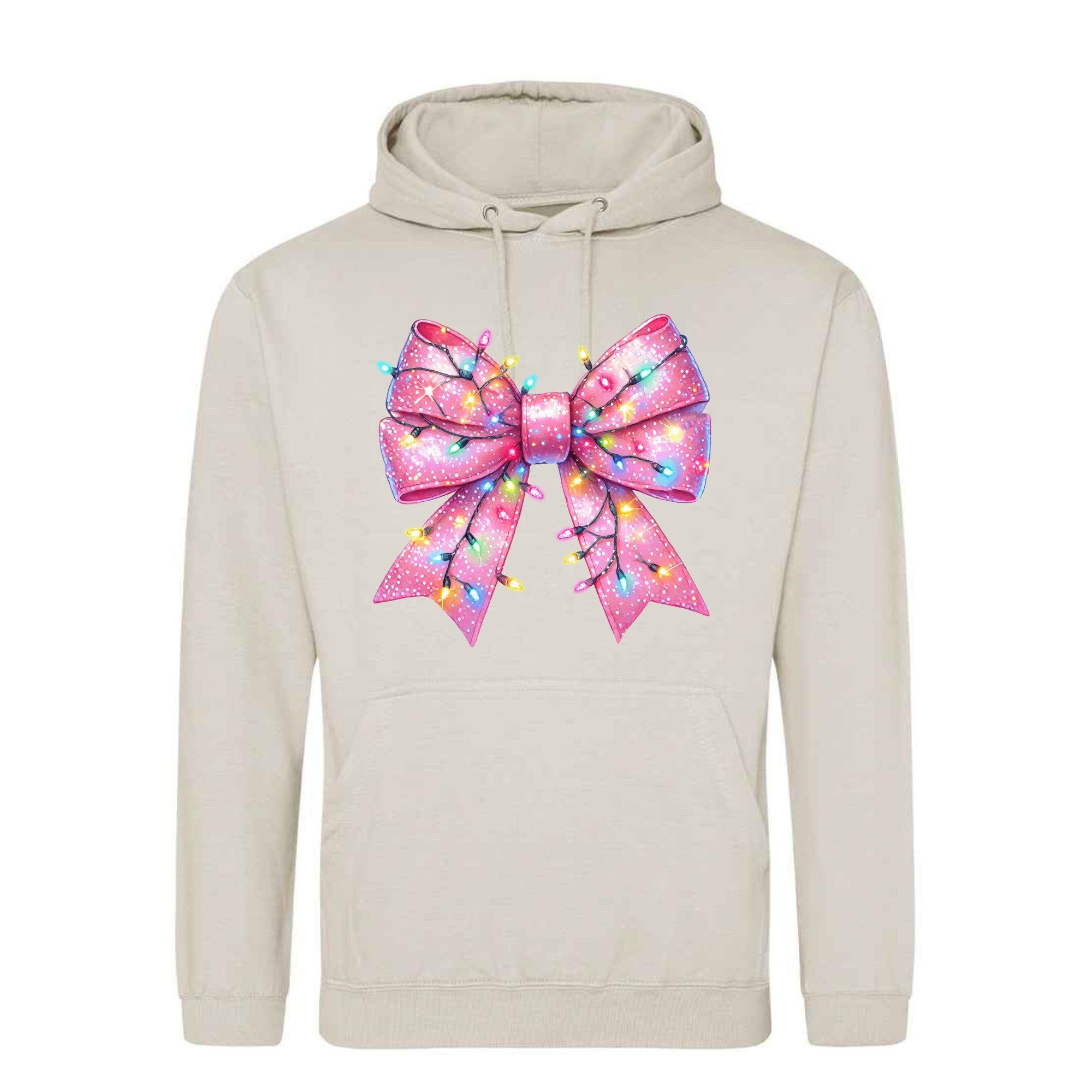 Festive Bow Christmas Hoodie - Unisex