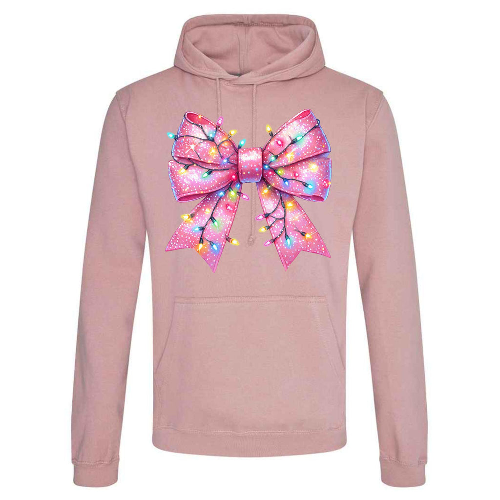 Festive Bow Christmas Hoodie - Unisex