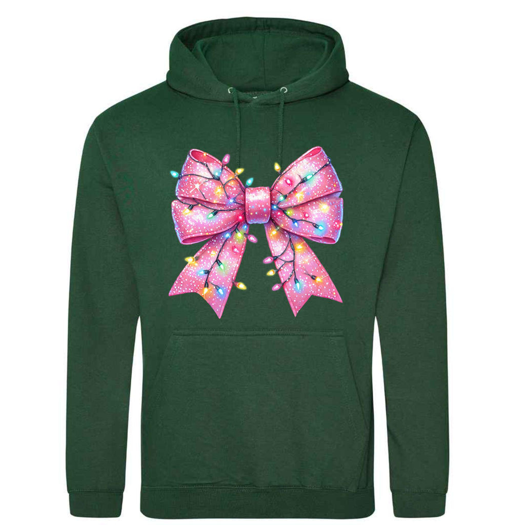 Festive Bow Christmas Hoodie - Unisex