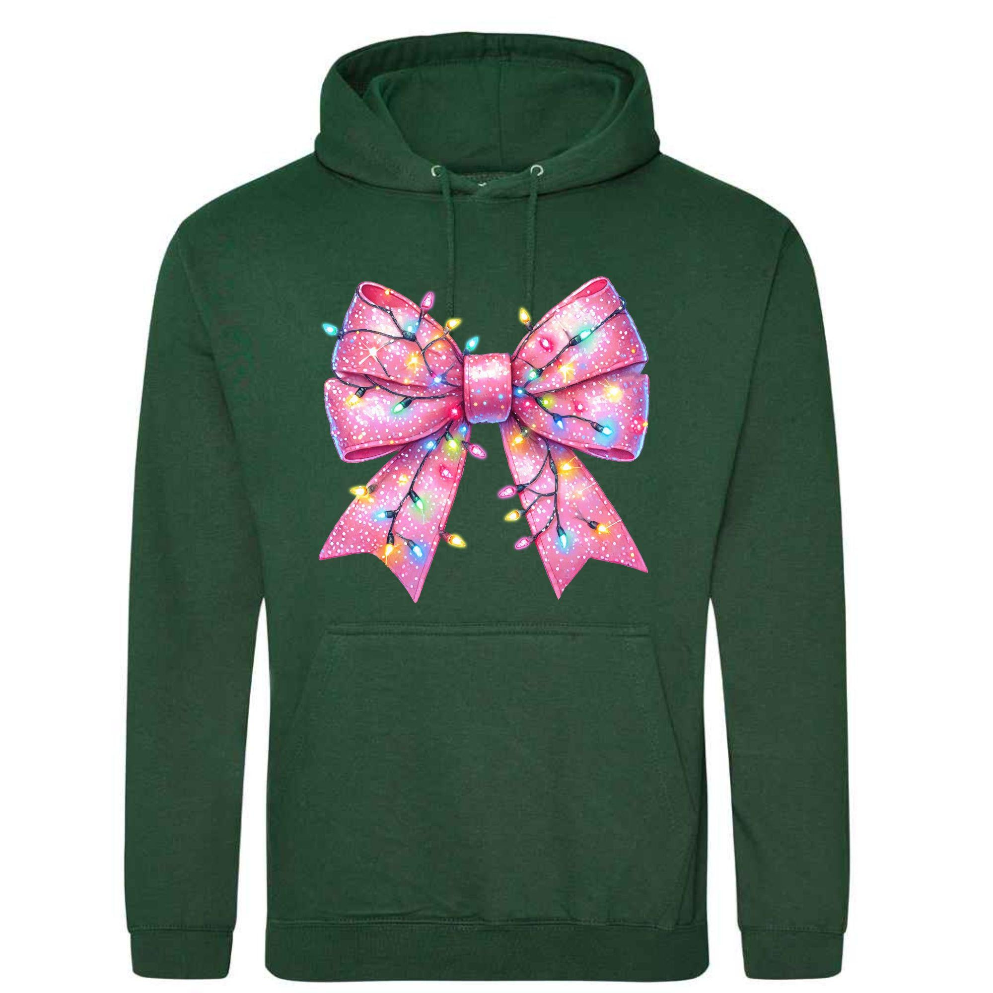Festive Bow Christmas Hoodie - Unisex
