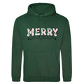 Unisex Merry Christmas Hoodie: Festive Adult Top