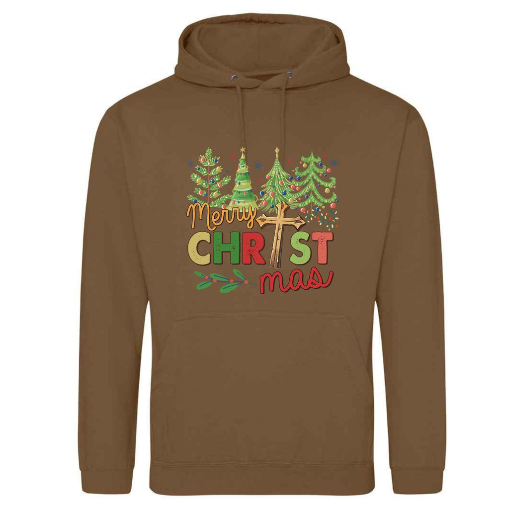 Retro Merry Christmas Unisex Hoodie: Festive Holiday Sweatshirt