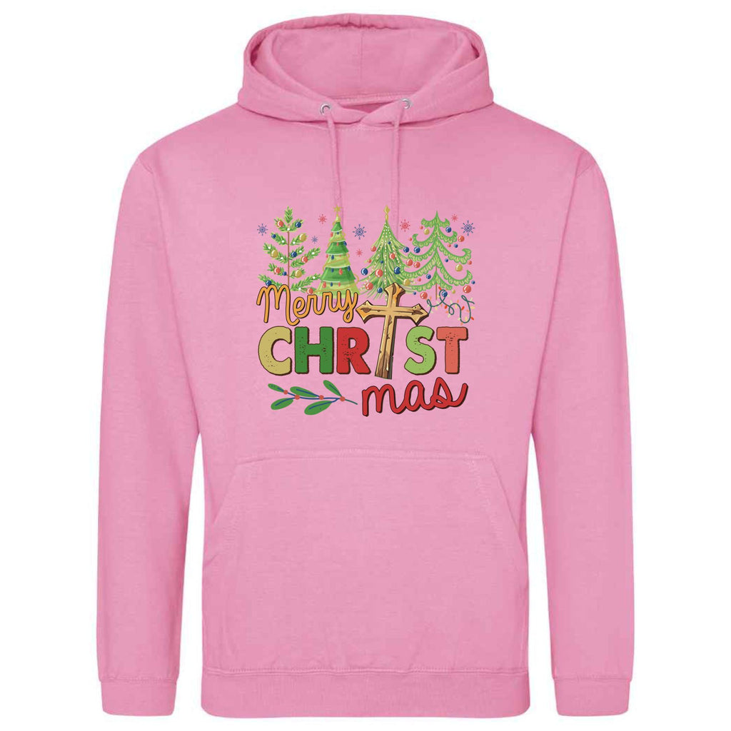 Retro Merry Christmas Unisex Hoodie: Festive Holiday Sweatshirt