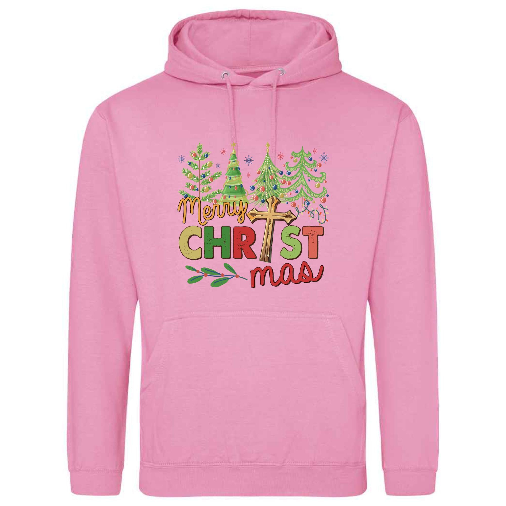 Retro Merry Christmas Unisex Hoodie: Festive Holiday Sweatshirt