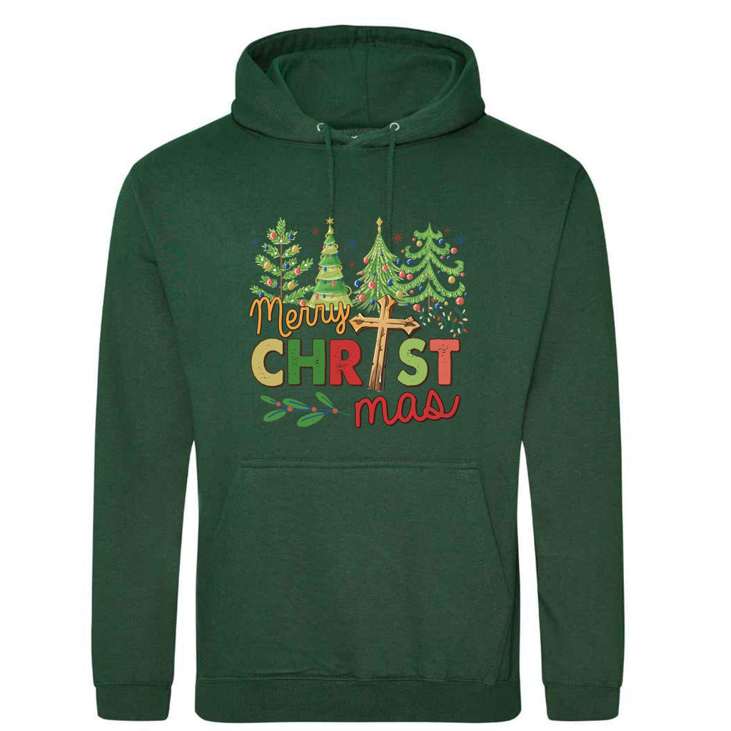 Retro Merry Christmas Unisex Hoodie: Festive Holiday Sweatshirt