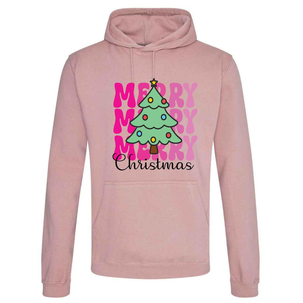 Santa Sleigh Christmas Hoodie: Unisex Festive Holiday Sweatshirt