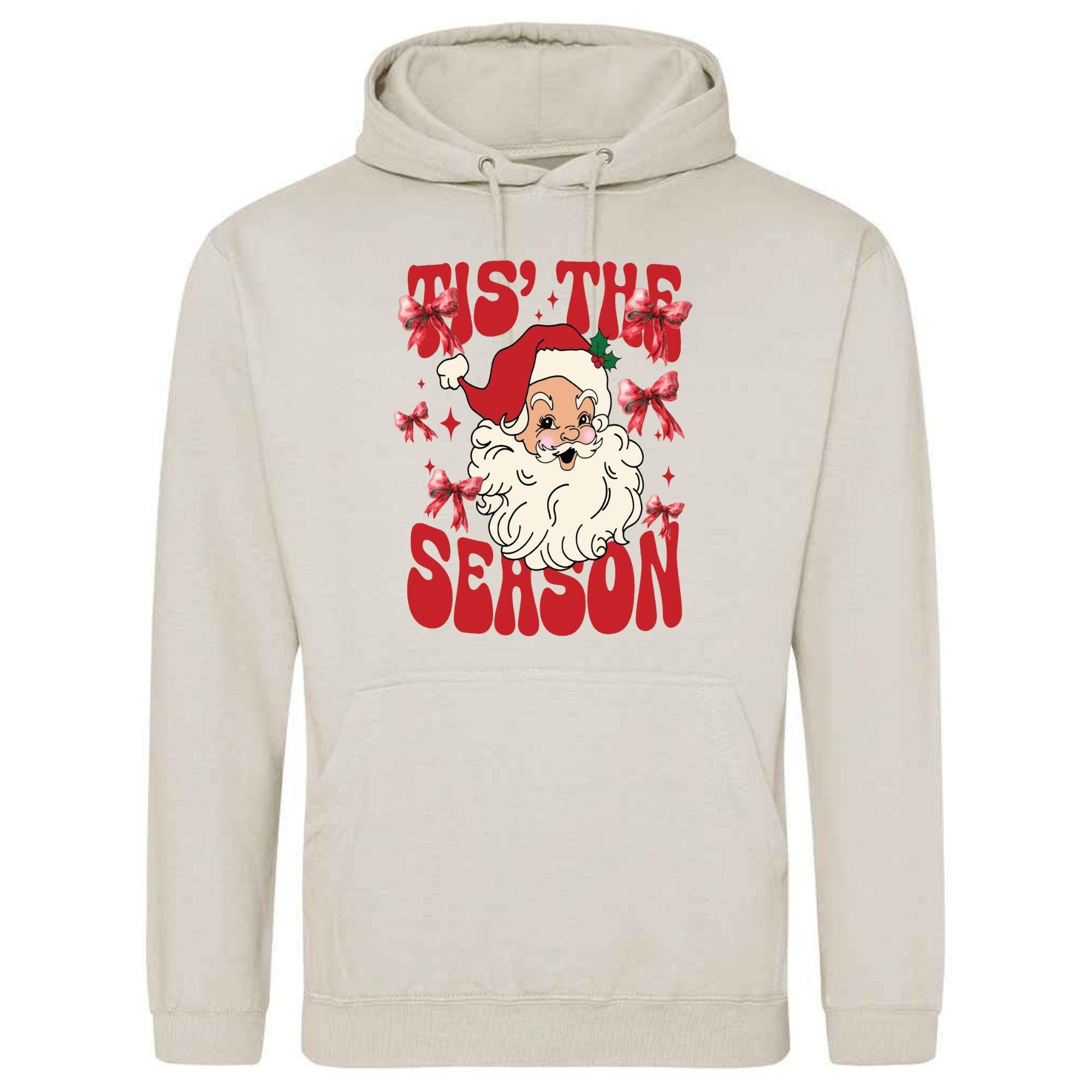Tis The Season Christmas Hoodie: Unisex Festive Holiday Sweatshirt
