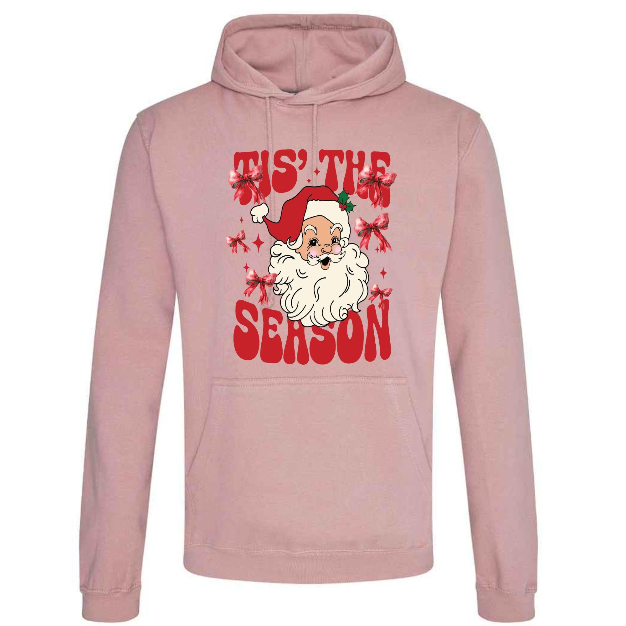 Tis The Season Christmas Hoodie: Unisex Festive Holiday Sweatshirt