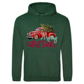 Christmas Truck and Tree Hoodie - Unisex Festive Xmas Sweatshirt