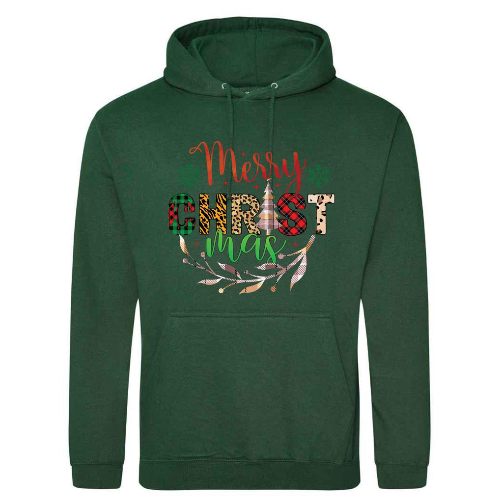 Merry Christmas Unisex Hoodie: Festive Adult Top