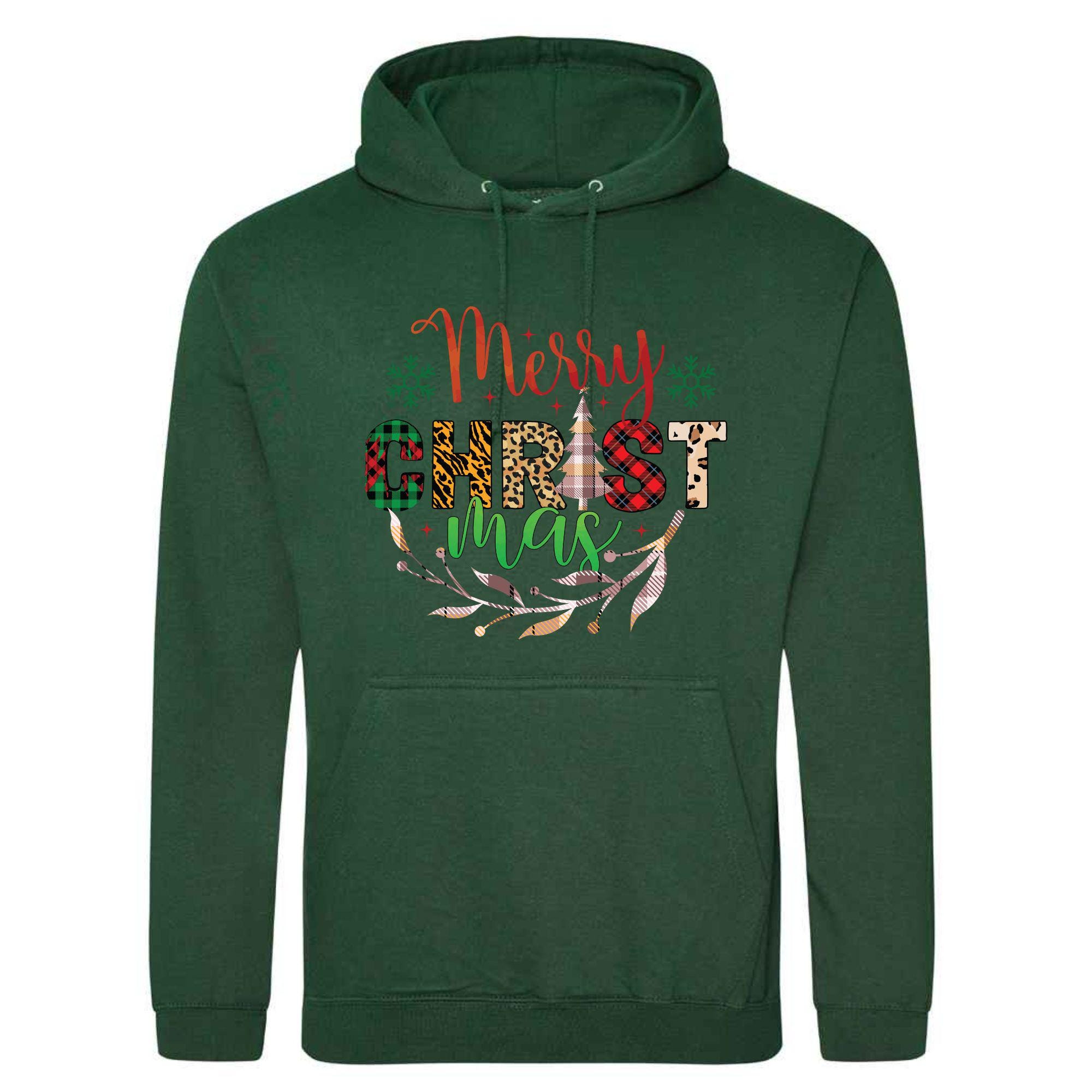 Merry Christmas Unisex Hoodie: Festive Adult Top