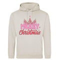 Pink Merry Christmas Hoodie: Unisex Festive Adult Top