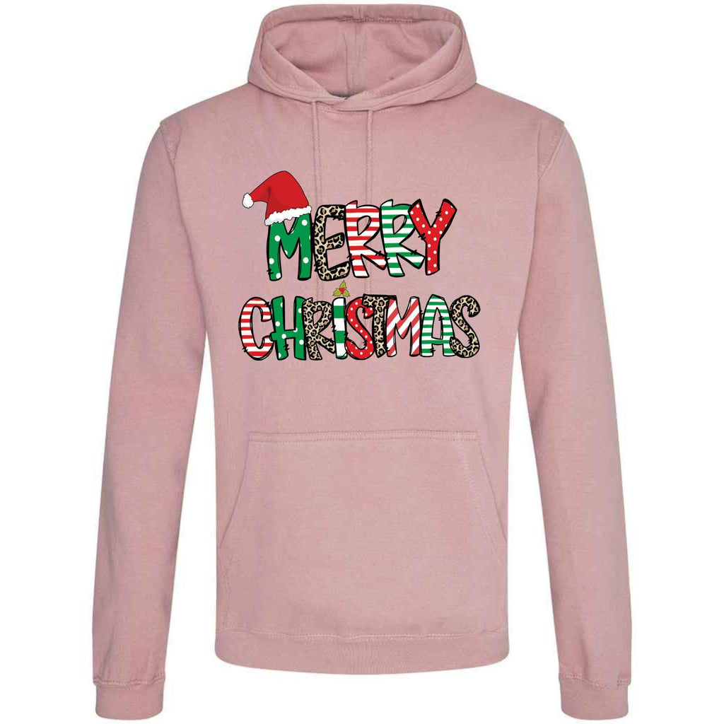 Unisex Merry Christmas Hoodie: Adult Festive Top