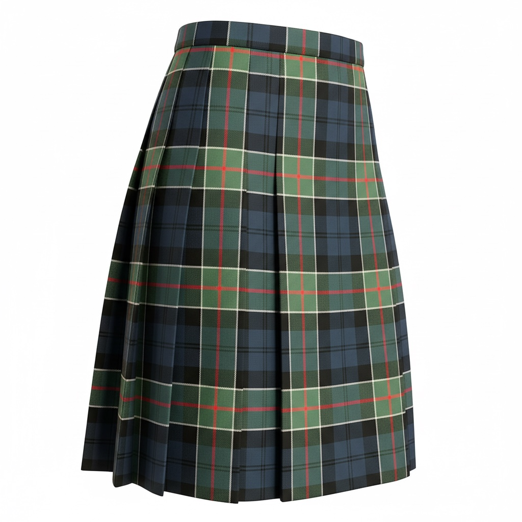 Ayscoughfee Hall School Girls Tartan Skirt.